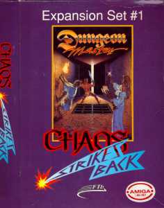 Chaos Strikes Back (Amiga) - Box Front