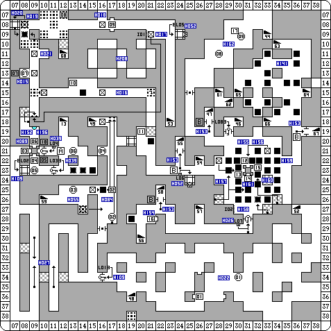 Chaos Strikes Back (Amiga) - DME Dungeon Level 01