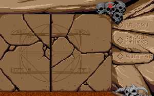 Chaos Strikes Back (Amiga) - Version 35MF Main Menu