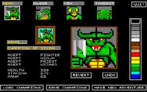 Chaos Strikes Back (Amiga) - Version U1E Champion Editor