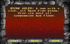 Chaos Strikes Back (Amiga) - Version U1E Hint Oracle Hint Page