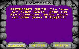 Chaos Strikes Back (Amiga) - Version U1G Hint Oracle Hint Page