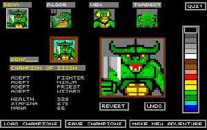 Chaos Strikes Back (Amiga) - Version U2E Champion Editor