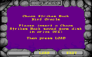 Chaos Strikes Back Hint Oracle (English Release 3)