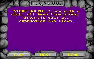 Chaos Strikes Back (Amiga) - Version U2E Hint Oracle Hint Page
