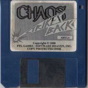 Chaos Strikes Back (France, Amiga) - Game Disk Front