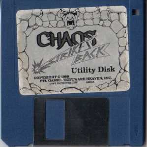 Chaos Strikes Back (France, Amiga) - Utility Disk Front