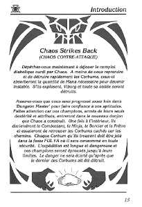 Chaos Strikes Back (France, Atari ST) - Mirrorsoft Edition Manual Page 017