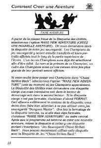 Chaos Strikes Back (France, Atari ST) - Mirrorsoft Edition Manual Page 020