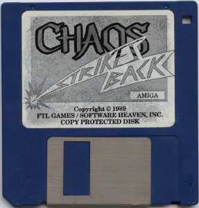 Chaos Strikes Back (Germany, Amiga) - Alternate Game Disk Front Chaos Strikes Back (Germany, Amiga) - Alternate Game Disk Front