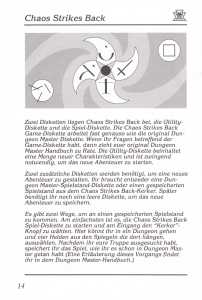 Chaos Strikes Back (Germany, Amiga) - Manual Page 016 Chaos Strikes Back (Germany, Amiga) - Manual Page 016
