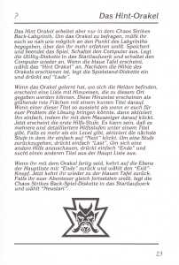 Chaos Strikes Back (Germany, Amiga) - Manual Page 025 Chaos Strikes Back (Germany, Amiga) - Manual Page 025