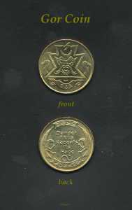 Chaos Strikes Back - Gor Coin Front Back Chaos Strikes Back - Gor Coin Front Back