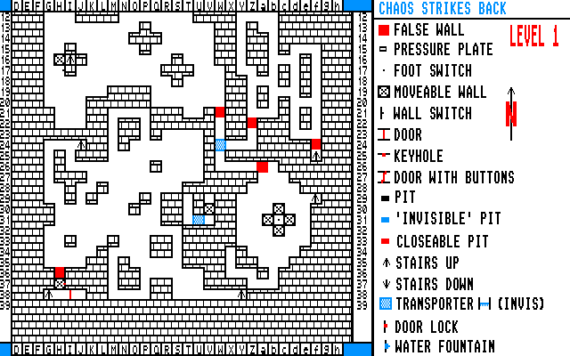 Chaos Strikes Back - Set 2 Dungeon Level 01