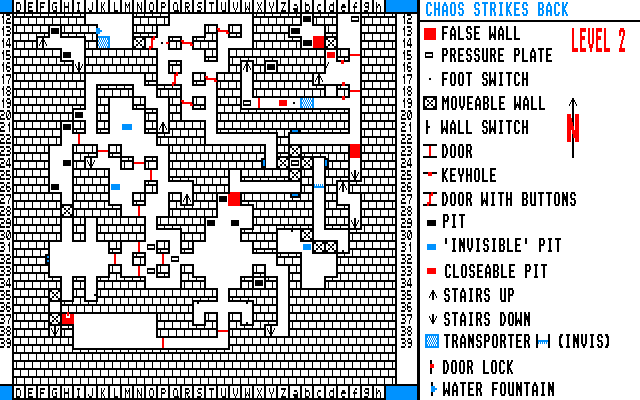 Chaos Strikes Back - Set 2 Dungeon Level 02