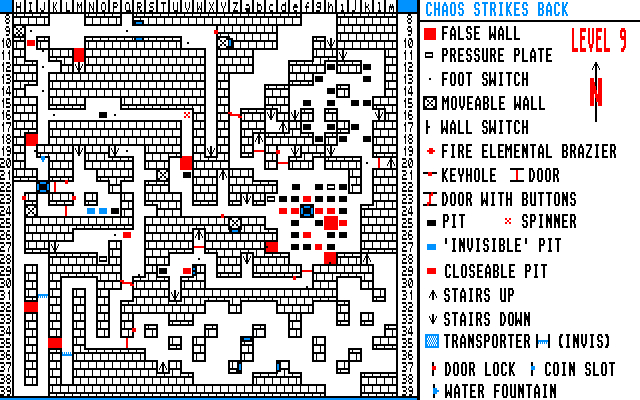 Chaos Strikes Back - Set 2 Dungeon Level 09