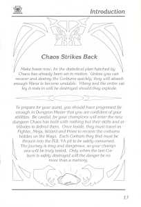 Chaos Strikes Back (United Kingdom, Amiga) - Manual Page 015 Chaos Strikes Back (United Kingdom, Amiga) - Manual Page 015