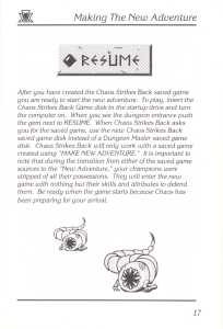 Chaos Strikes Back (United Kingdom, Amiga) - Manual Page 019 Chaos Strikes Back (United Kingdom, Amiga) - Manual Page 019