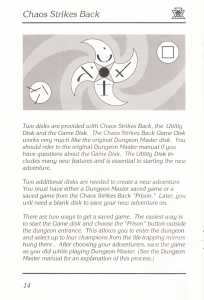 Chaos Strikes Back (United Kingdom, Atari ST) - Manual Page 016 Chaos Strikes Back (United Kingdom, Atari ST) - Manual Page 016