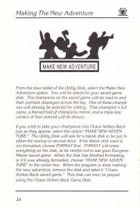 Chaos Strikes Back (United Kingdom, Atari ST) - Manual Page 018 Chaos Strikes Back (United Kingdom, Atari ST) - Manual Page 018