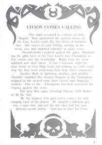 Chaos Strikes Back (United Kingdom, Atari ST) - Psygnosis Edition Manual Page 005 Chaos Strikes Back (United Kingdom, Atari ST) - Psygnosis Edition Manual Page 005