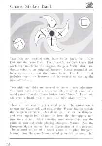 Chaos Strikes Back (United Kingdom, Atari ST) - Psygnosis Edition Manual Page 014 Chaos Strikes Back (United Kingdom, Atari ST) - Psygnosis Edition Manual Page 014