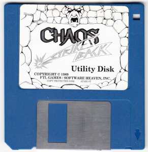 Chaos Strikes Back (United Kingdom, Atari ST) - Psygnosis Edition Utility Disk Front Chaos Strikes Back (United Kingdom, Atari ST) - Psygnosis Edition Utility Disk Front