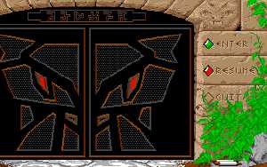 Dungeon Master (Amiga) - Version 36 Main Menu