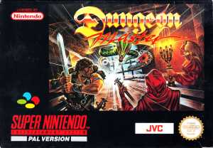 Dungeon Master (Europe, Super NES) - Box Front