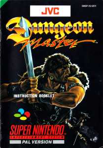 Dungeon Master (Europe, Super NES) - Manual Page 001 Dungeon Master (Europe, Super NES) - Manual Page 001