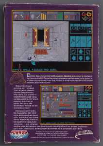 Dungeon Master (France, Amiga) - Mirrorsoft Second Edition Box Back Dungeon Master (France, Amiga) - Mirrorsoft Second Edition Box Back