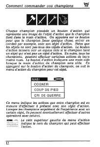 Dungeon Master (France, Atari ST) - Mirrorsoft Edition Manual Page 038 Dungeon Master (France, Atari ST) - Mirrorsoft Edition Manual Page 038