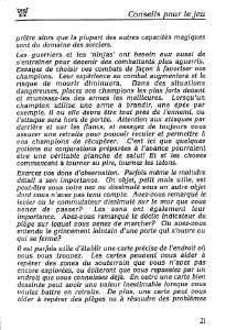 Dungeon Master (France, Atari ST) - Mirrorsoft Edition Manual Page 047 Dungeon Master (France, Atari ST) - Mirrorsoft Edition Manual Page 047