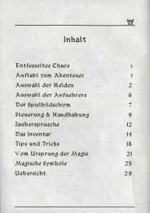 Dungeon Master (Germany, Atari ST) - Mirrorsoft Edition Manual Page 004 Dungeon Master (Germany, Atari ST) - Mirrorsoft Edition Manual Page 004