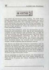 Dungeon Master (Germany, Atari ST) - Mirrorsoft Edition Manual Page 027 Dungeon Master (Germany, Atari ST) - Mirrorsoft Edition Manual Page 027
