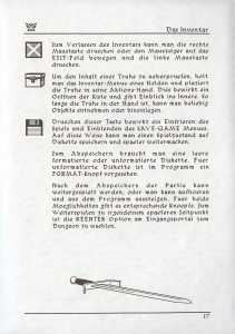 Dungeon Master (Germany, Atari ST) - Mirrorsoft Edition Manual Page 043 Dungeon Master (Germany, Atari ST) - Mirrorsoft Edition Manual Page 043