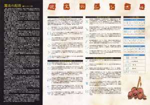 Dungeon Master (Japan, PC-9801) - 5-25-inch Information Card Back