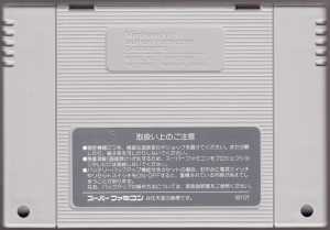 Dungeon Master (Japan, Super Famicom) - Cartridge With No 05 Back