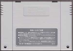 Dungeon Master (Japan, Super Famicom) - Cartridge With No 20 Back