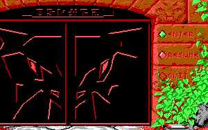 Dungeon Master (PC) - EGA Main Menu