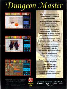 Dungeon Master (Europe, PC) - Psygnosis Edition Box Sleeve Back Dungeon Master (Europe, PC) - Psygnosis Edition Box Sleeve Back