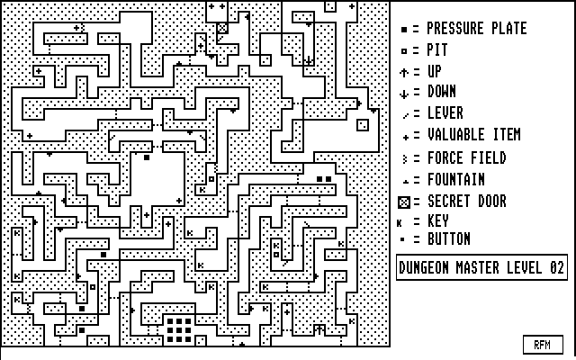 Dungeon Master - RFM Dungeon Level 02