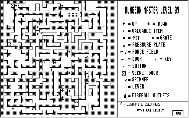 Dungeon Master - RFM Dungeon Level 09