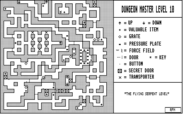 Dungeon Master - RFM Dungeon Level 10