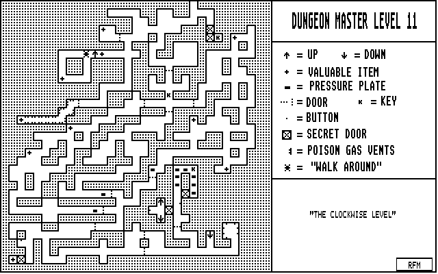 Dungeon Master - RFM Dungeon Level 11