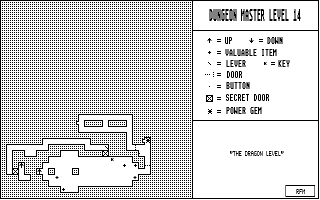 Dungeon Master - RFM Dungeon Level 14