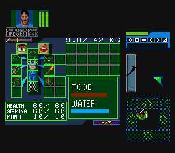 Dungeon Master (Super NES) - Inventory