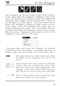 Dungeon Master (United Kingdom, PC) - Psygnosis Edition Manual Page 029