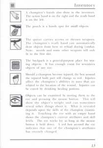 Dungeon Master (United Kingdom, PC) - Psygnosis Edition Manual Page 033