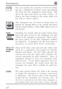 Dungeon Master (United Kingdom, PC) - Psygnosis Edition Manual Page 034